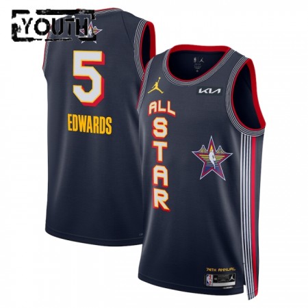 All-Star 2025 Anthony Edwards Jordan Navy Lasten Pelipaidat Swingman